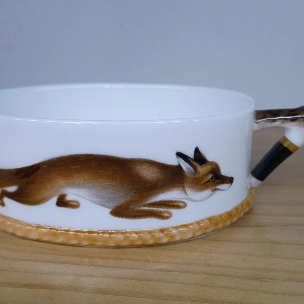 Royal Doulton Reynard The Fox SUGAR‎ BOWL + CREAMER (2pc Set) Bone China England